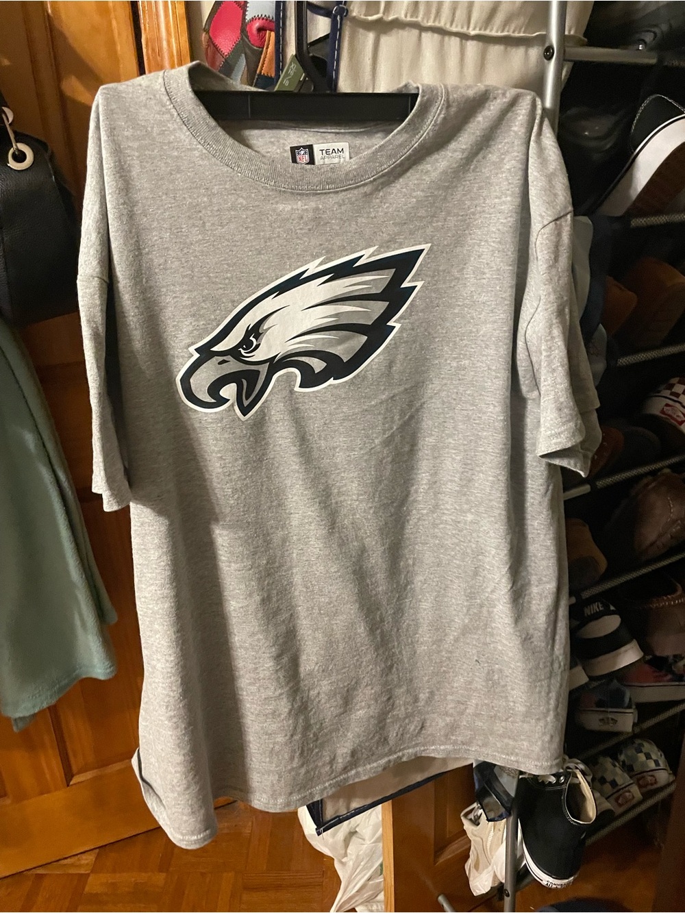 Team Apparel Gray NFL Logo Tee